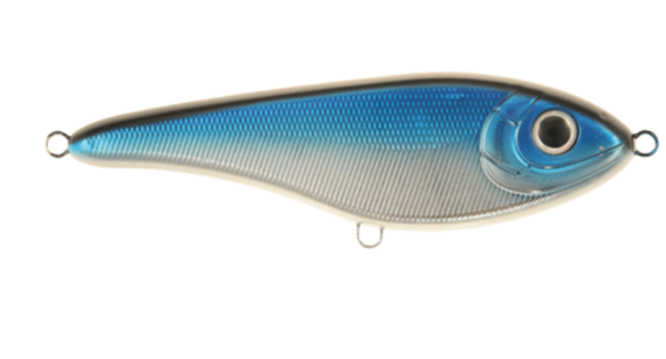 BUSTER JERK SINKING 15CM BLUE/CHROME