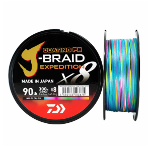 DAIWA J-BRAID EXPEDITION 3000M 0.42MM - MULTI COLOR