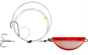 WESTIN HALIBUT ANTI TWIST RIG 350G ORANGE FLASH