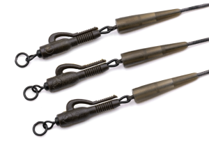 KORDA LEADCORE LEADERS 3X HYBRID LEAD CLIP QC S - G BRWON