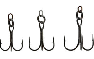 WESTIN RIGGED SEATROUT TREBLE HOOKS BLACK (5-PACK)