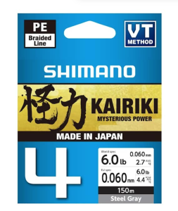 SHIMANO KAIRIKI 4 150M (STEEL GREY)