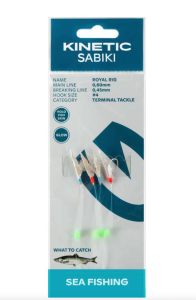 SABIKI ROYAL #4 HOLO FISHSKIN - RED/BLUE