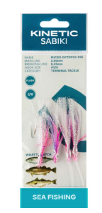 SABIKI MICRO OCTOPUS 3/0 CLEAR UV