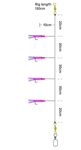 SABIKI MICRO OCTOPUS 3/0 CLEAR UV