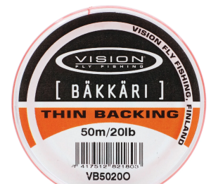 VISION BÄKKÄRI BACKING 20LB - ORANGE (METERVARA)