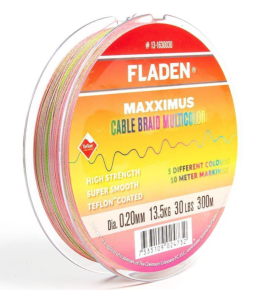 FLADEN MAXXIMUS CABLE BRAID MULTICOLOR 300M
