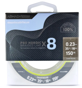 ARMADA PRO NORDIC BRAID LINE X8 150M - CHARTREUSE