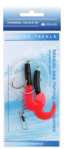 PILK D-TWIST RIG 14CM (BLACK/RED)