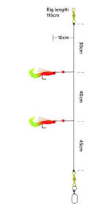 KINETIC SABIKI TROLLFLY - GOLD/ORANGE