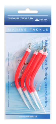 GUMMI MAKK RIG 4X2/0 (RED)