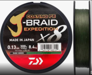 DAIWA J-BRAID EXPEDITION 3000M - DARK GREEN