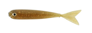 MEGATEEZ V-TAIL 5CM MOTOROIL GOLD 8PCS