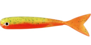 MEGATEEZ V-TAIL 5CM 1G GREEN TOMATO 8PCS