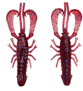 SG REACTION CRAYFISH 7.3CM (5-PACK) - PLUM