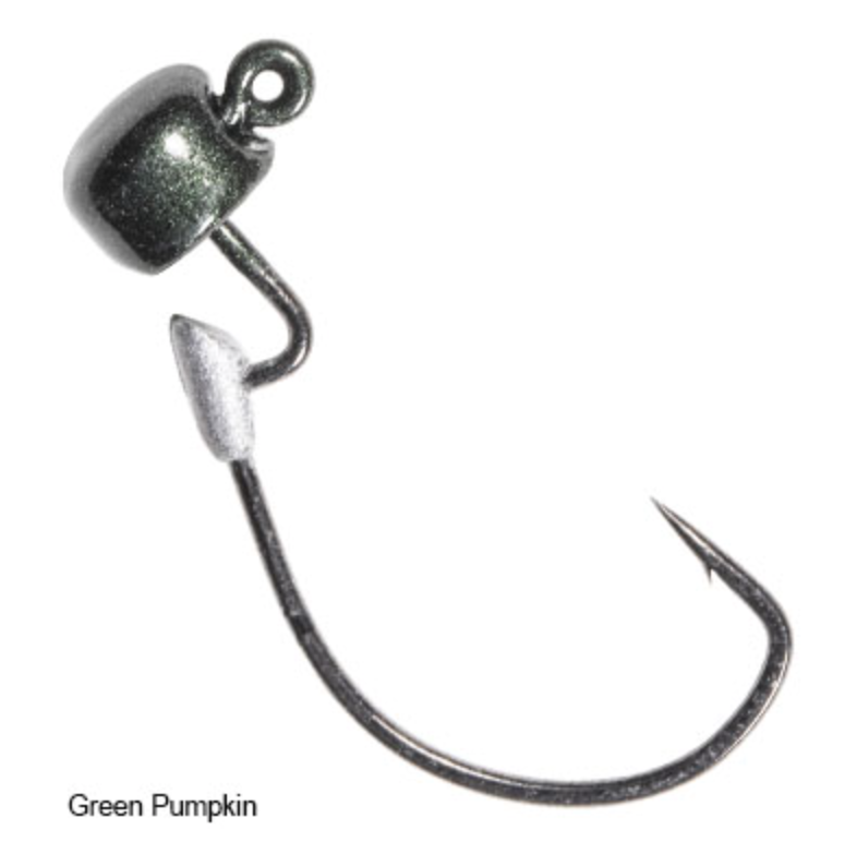 ZMAN TT LURES NEDLOCKZ EWG JIGHEAD GREEN PUMPKIN - (5-PACK)