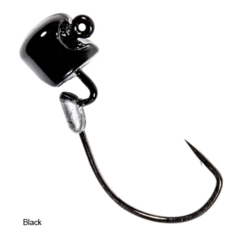 ZMAN TT LURES NEDLOCKZ EWG JIGHEAD BLACK - (5-PACK)