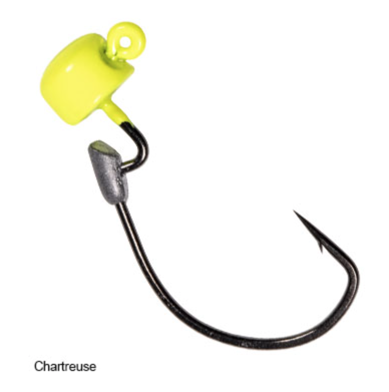 ZMAN TT LURES NEDLOCKZ EWG JIGHEAD CHARTREUSE - (5-PACK)