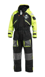 FLYTOVERALL 845XY SVART/GUL L