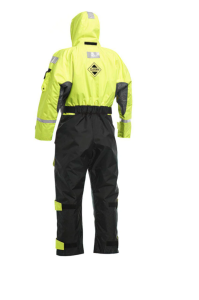 FLYTOVERALL 845XY SVART/GUL L