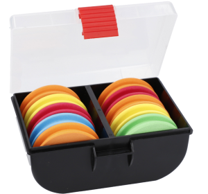 RIG BOX WITH FOAM DISCS (15.5X12X7CM)