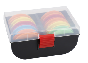 RIG BOX WITH FOAM DISCS (15.5X12X7CM)