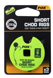 FOX CHOD RIGS - SHORT 25LB #6