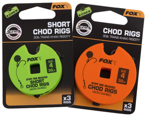 FOX CHOD RIGS - SHORT 25LB #6