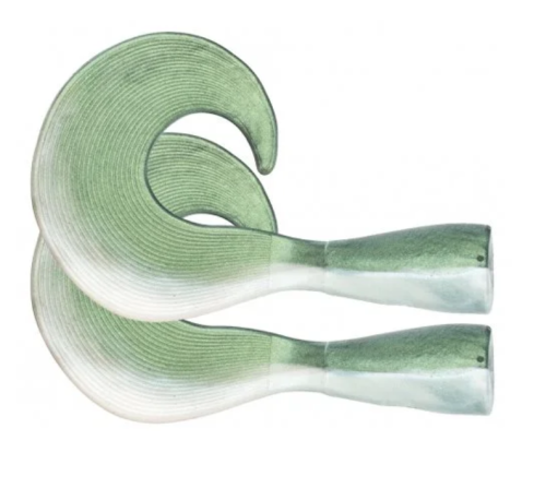 SZ BIGTAIL 2PACK - GREEN/PEARL WHITE C21