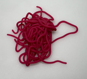 VENIARD WORM BODY - BLOODY RED