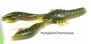 M-WAR BABY LOBSTER PERCH 7CM - PUMPKIN/CHARTREUSE PKT