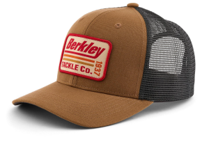 BERKLEY STRIPER TRUCKER CAP - OLIVE KHAKI