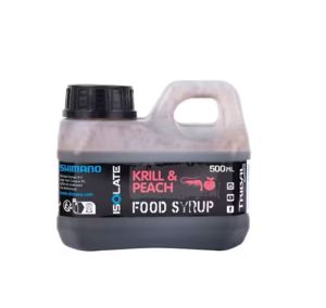 SHIMANO ISOLATE KRILL & PEACH SYRUP 500ML