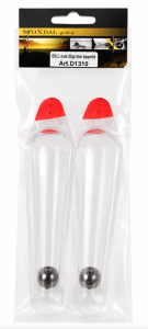 STOXDAL BILL OVAL - KLAR TOPPRÖD (2-PACK)