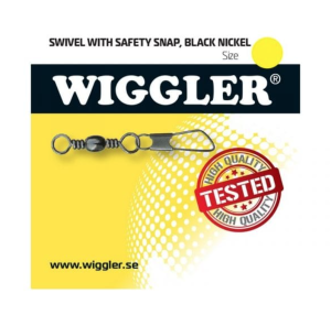 WIGGLER SWIVEL W SAFETY SNAP - 1