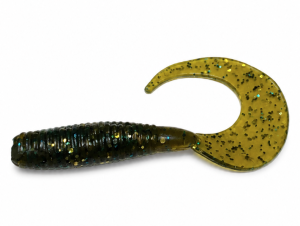 CURLY JIGG 5CM - DARK GREEN