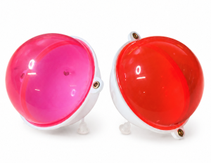 DANICA FLOATS 50MM 2PCS - RED/WHITE