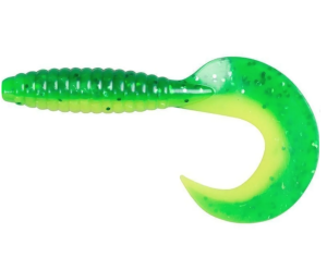 FLADEN SINGLE TAIL 85MM - GREEN YELLOW