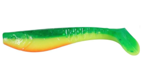 FLADEN MINNOW SHAD 100MM - GREEN YELLOW ORANGE