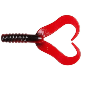 FLADEN DOUBLE TAIL 75MM - BLACK RED