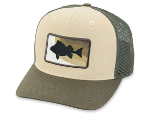 CAMO CAP FISH - OLIVE SAND