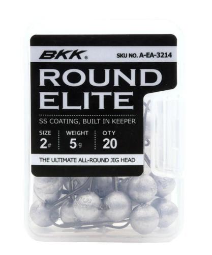 BKK ROUND ELITE JIG HEAD (20-PACK)