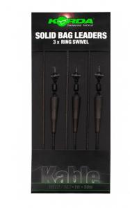 KORDA SOLID BAG LEADERS 3X RING SWIVEL
