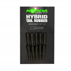 KORDA HYBRID TAIL RUBBER - WEED/SILT