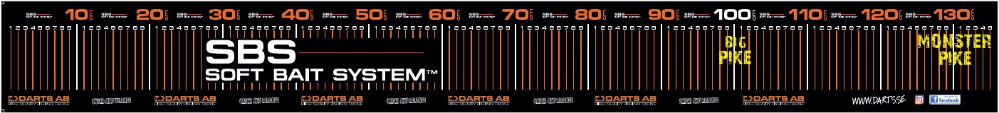 DARTS SBS PIKE RULER 135CM