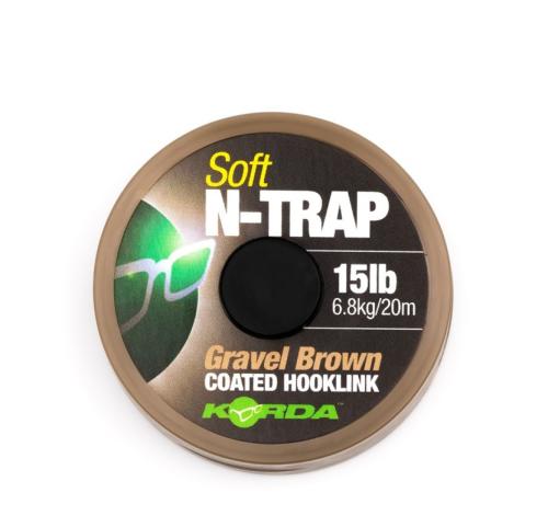 KORDA N-TRAP SOFT 20M 15LB - GRAVEL BROWN