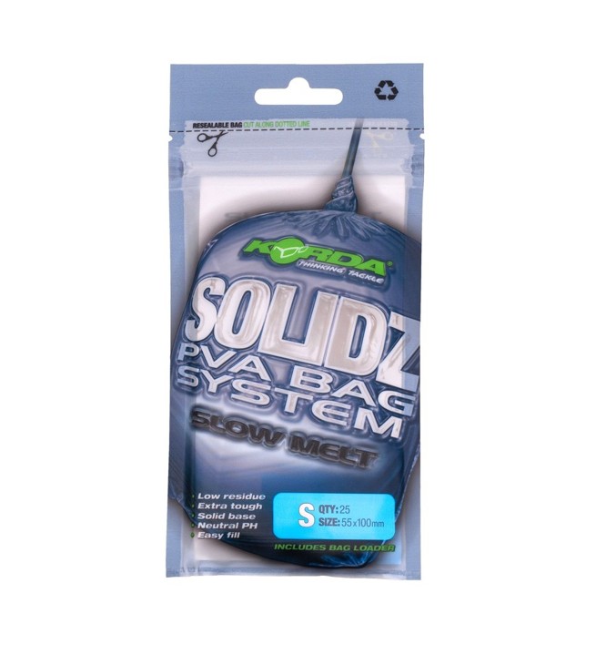 KORDA SOLIDZ PVA BAGS SLOW MELT