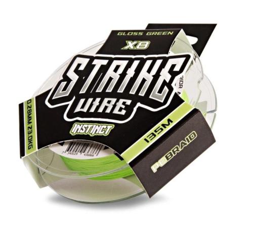 STRIKE WIRE INSTINCT BRAID X8 135M - GLOSS GREEN