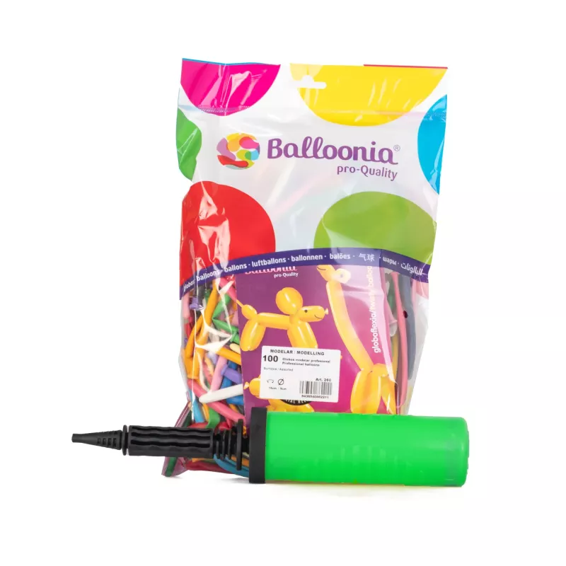 Ballongfigurer inklusive pump