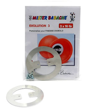 Evolution kit 3 Vikter 2x10 g - Mister Babache